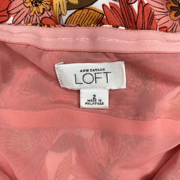 Ann Taylor LOFT Floral Halter Midi Dress - Picture 9 of 11